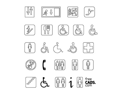 Free Symbols & Icons AutoCAD Blocks