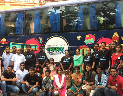 Madras Day - City tour Bus Branding