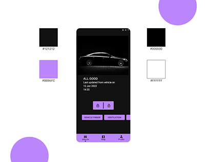 Daily UI Challenge #034 Car Interface
