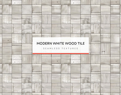 Modern White Wood Tile Textures Collections