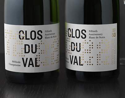 Clos du Val 50th Anniversary Sparkling Wine Packaging