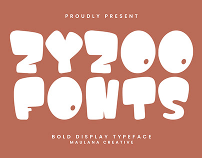 Zyzoo Bold Display Typeface