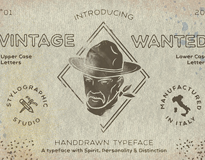 Vintage Wanted Font