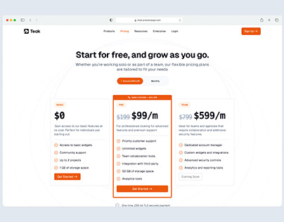 Pricing Page 📄