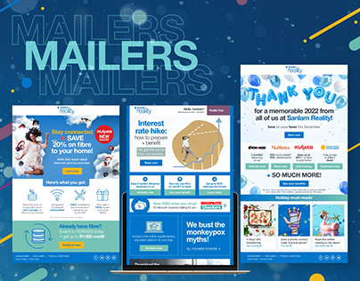 Promotional & Monthly Content Marketing Mailers 2022