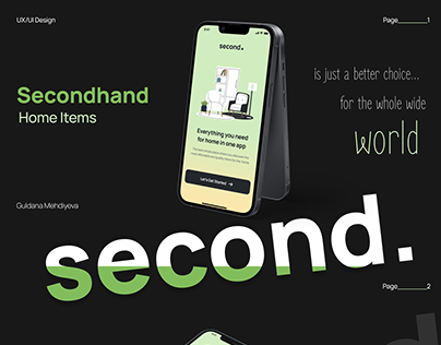 Secondhand Home Items App/UXUI Project/Case Study