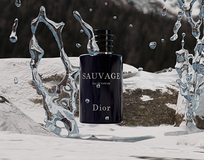 Dior SAUVAGE 3D Product animation