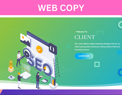 Web Copy: Home Page - Digital Marketing Client