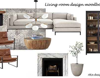 Project thumbnail - Living room mood board