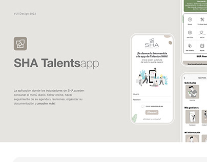 SHA Talents App Design