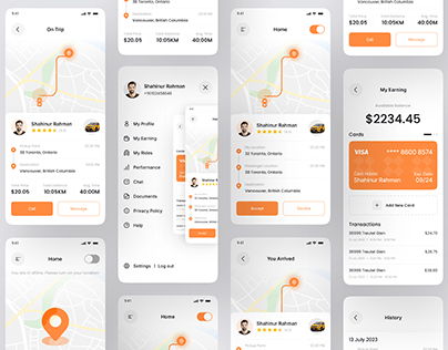 Ride-Sharing Mobile App