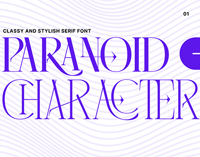 Free Font - PARANOID CHARACTER FONT