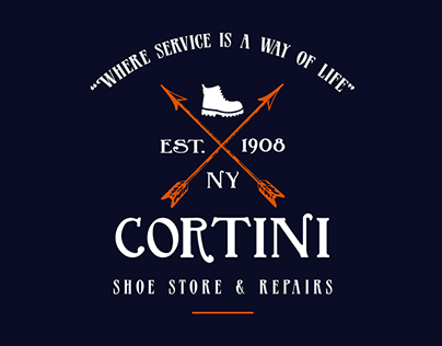 Cortini Shoe Store & Repairs Branding