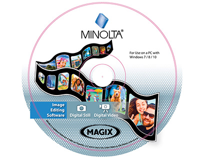 CD ROM cover for Photo Editing Software