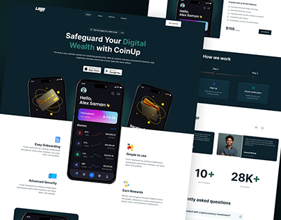 Crypto app-SAAS Website Design