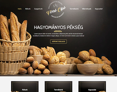 Bakery website
