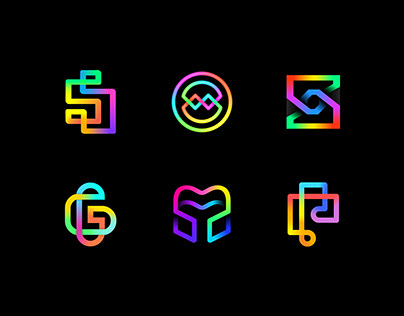 Logofolio 2021, Colourful logo, logomark & modern logos