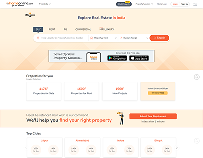 Search and Listing Property Website