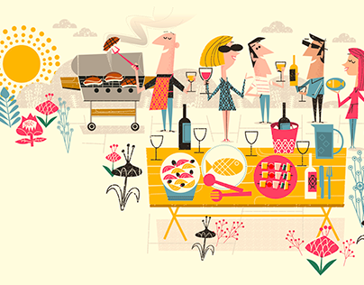 Waitrose illustrations