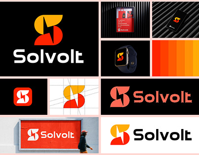 Solvolt logo design, branding, brand identity