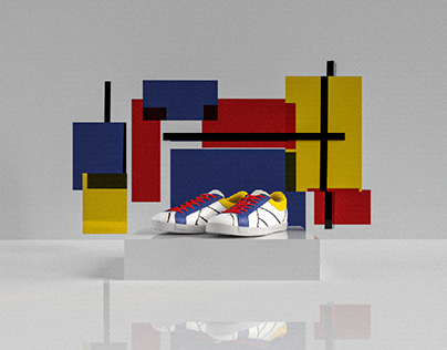 Mondrian Concept sneaker design