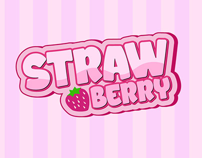 3D TEXT EFFECT | StrawBerry