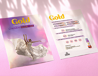Flyer A4 for Gold lightening Foam