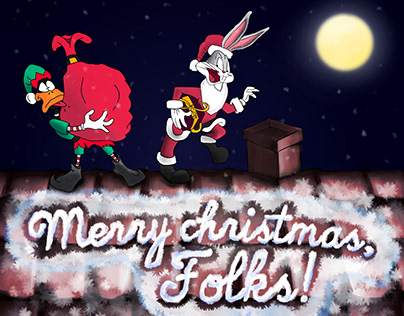 "Merry christmas, Folks!"