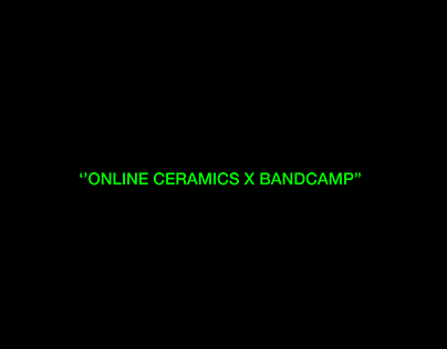 Online Ceramics x Bandcamp collaboration