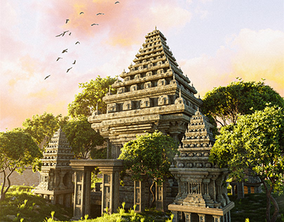 Temple CGI | Blender