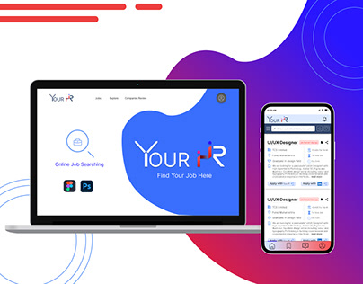 YourHR - Logo design & Website Landing Page UIUX design