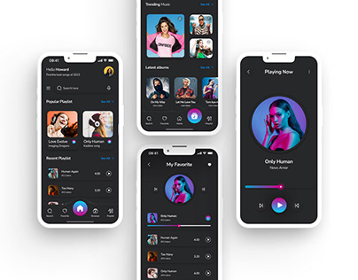 Music Player UI Design on Behance