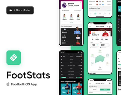 FootStats iOS App UX/UI