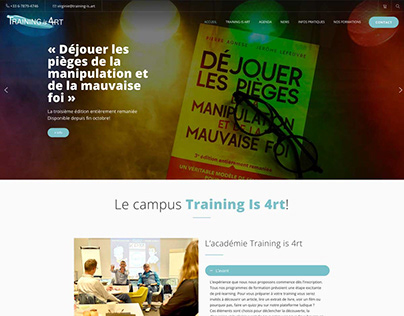 Training-is.art - Wordpress - France