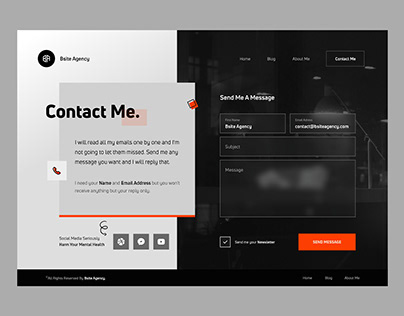 Contact Page Design