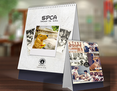 SPCA Singapore Desk Calendar 2016