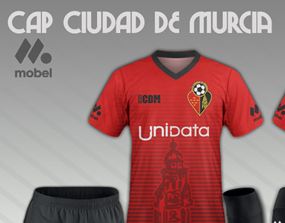 Different designs for the C.A.P. Ciudad de Murcia kits.