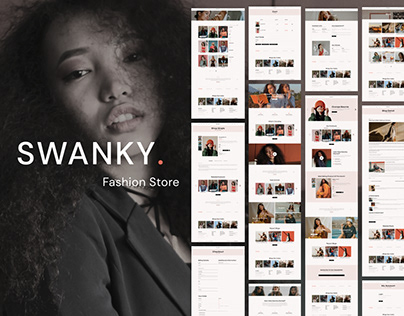 Swanky – Free Fashion Store eCommerce Website Template