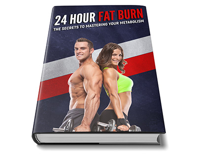 24 Hour Fat Burn Book Cover Designed by Ryan Munir