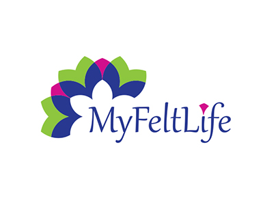 Logo, visiting card аnd pattern for "MyFeltLife"