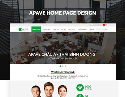 APAVE Home page Design