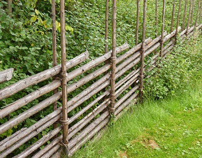 Old Swedish Wooden Fences
