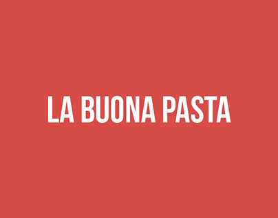 Branding La Buona Pasta