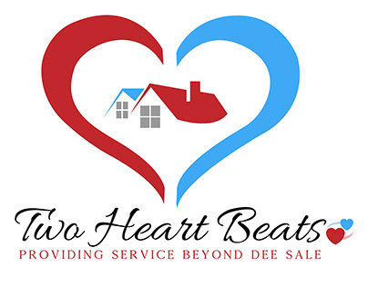 Two Heart Beats Logo Design