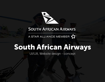 South African Airways - UI/UX design concept 