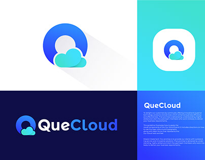 QueCloud Logo Design