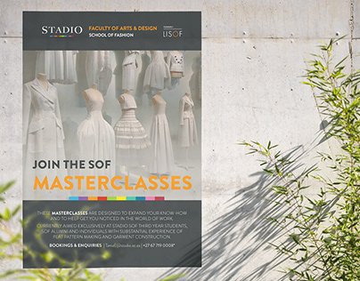 Masterclasses Collateral, STADIO School of Fashion