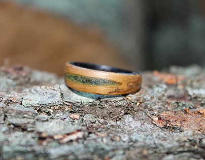 Bent Wood Ring