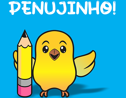 Penujinho! Ilustração de mascote