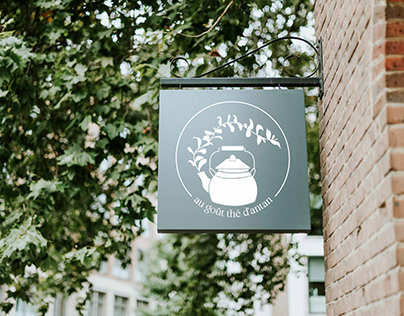 Logo for a french tea house